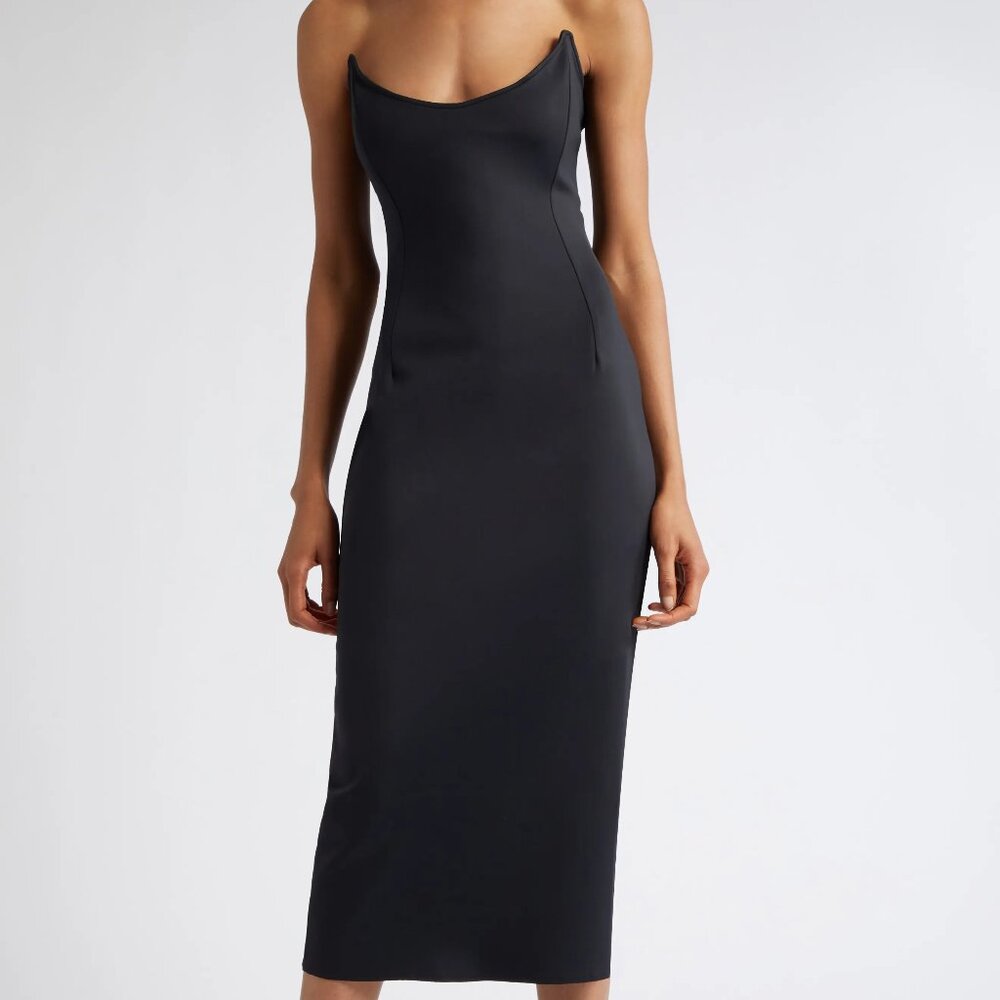 Mother of All Black Corset Midi